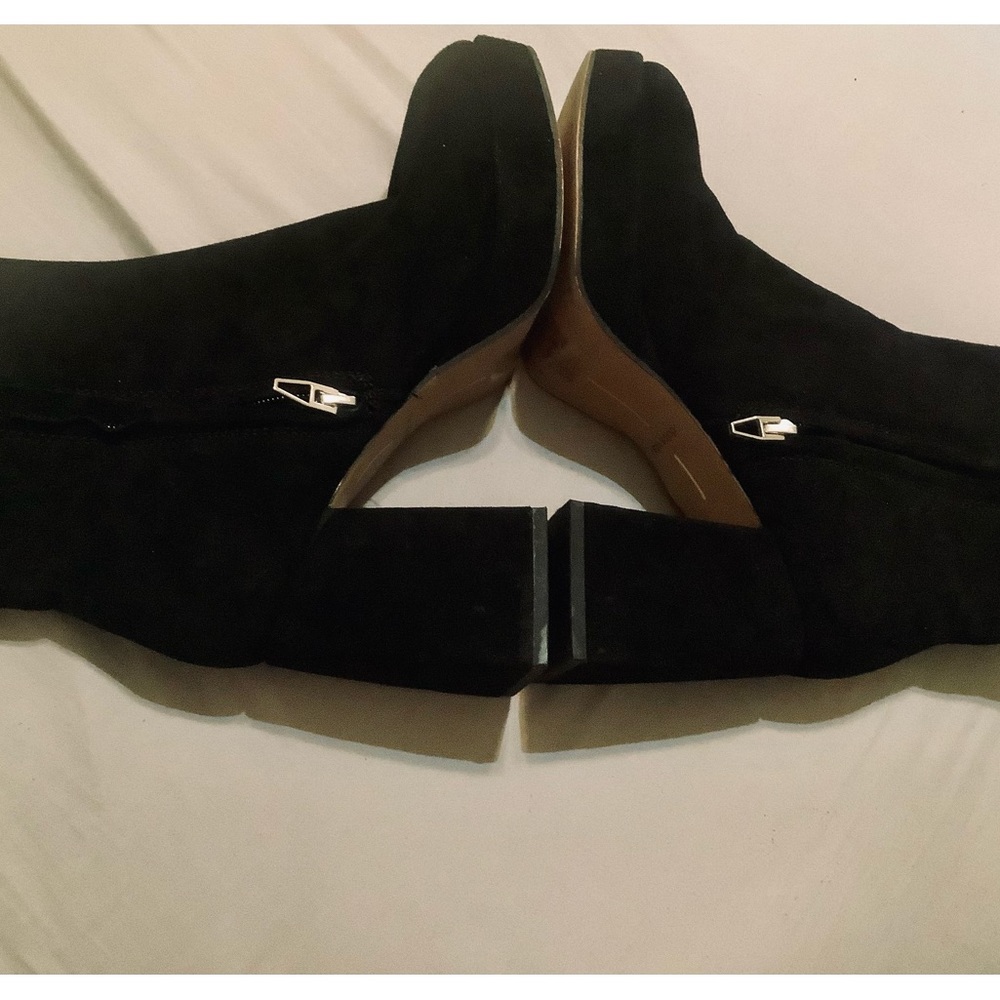 Nice black Suede pair of booties, used once